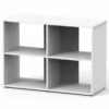Meuble pour aquarium en bois coloris blanc Aquatlantis Prestige 100 - 100 x 40 x 73 cm