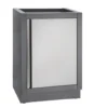 Meuble 1 tiroir pour plancha coloris gris Napoleon
