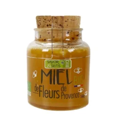 Miel bio de fleurs de Provence Savor et Sens - 160 g