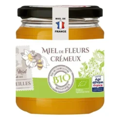 Miel de Fleurs Crémeux pot en verre 375g