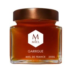 Miel de garrigue dans un pot en verre Hexagone - 250 g