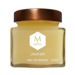 Miel de lavande dans un pot en verre Hexagone - 250 g