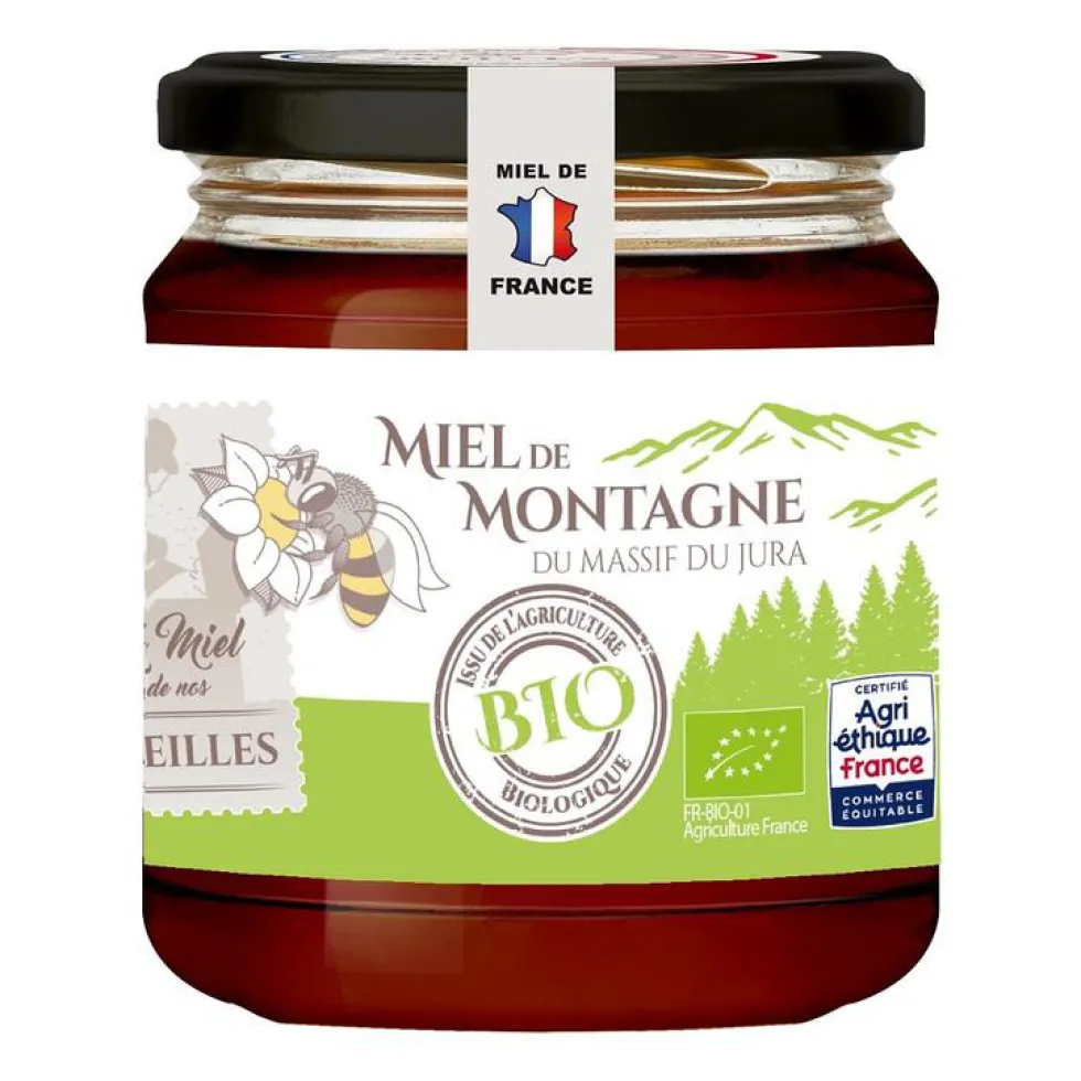 Miel de Montagne pot en verre 375g