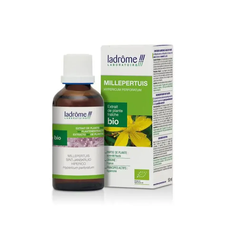 Millepertuis extrait de plantes fraîches bio Ladrôme - 50 ml