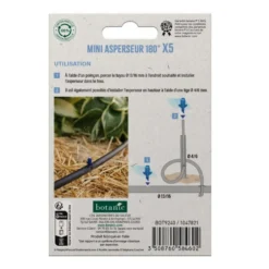 5 mini asperseurs 180 ° botanic® - Arrosage goutte à goutte