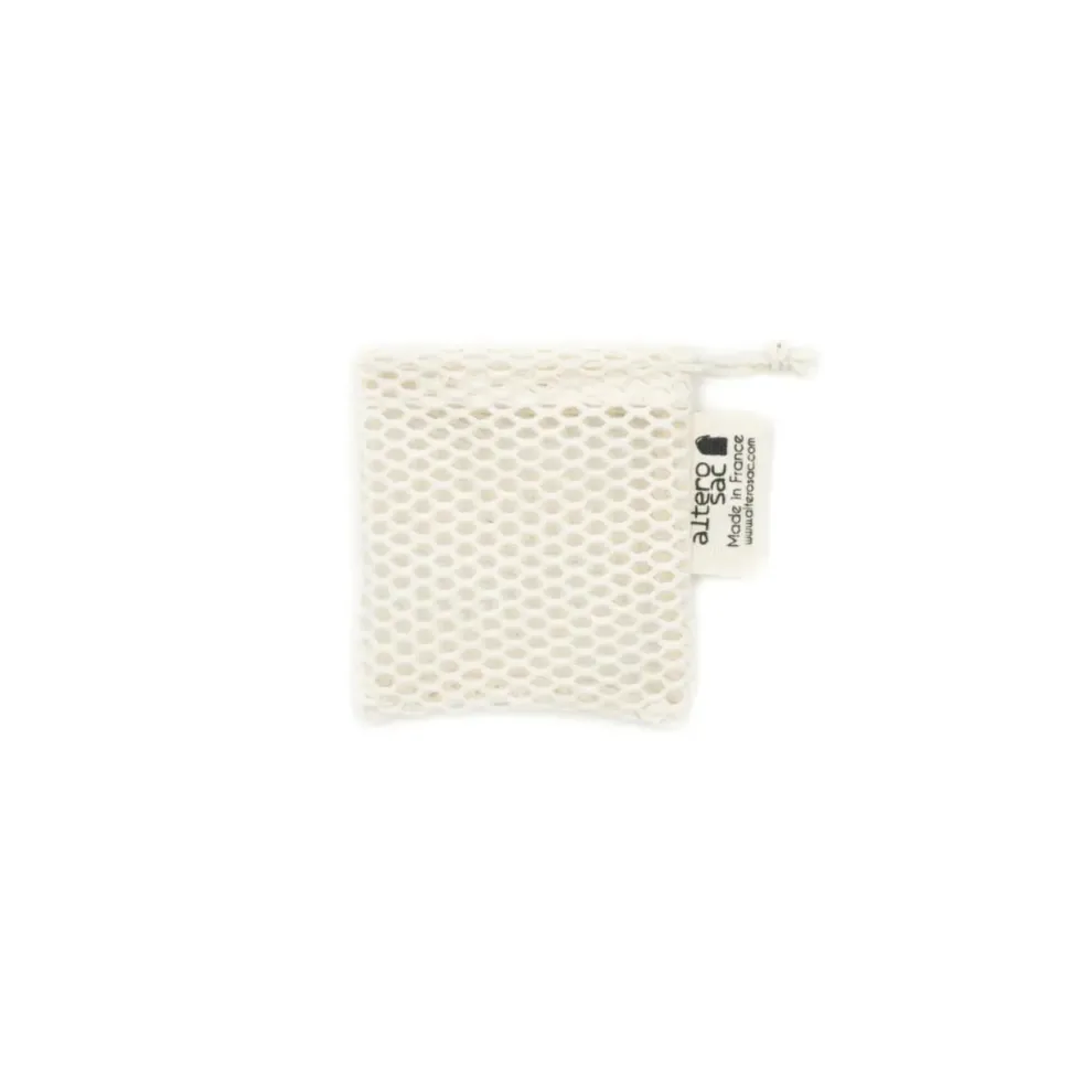 Mini filet à chutes de savons en coton bio Alterosac – 8,5 x 8,5 cm