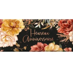 Mini tablette chocolat lait « Heureux Anniversaire » Art Grafik - 30 g