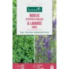 Mélange de graines basilic à petites feuilles et de lavande vraie botanic® - graines à semer