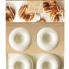 Moule pour 6 donuts en silicone antiadhésif - 32,1 x 20,5 cm