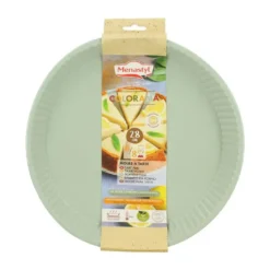 Moule à tarte en acier carbone céladon Menastyl Colorama - Ø 28 cm