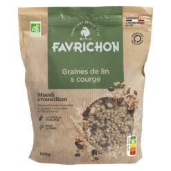 Muesli Croustillant au Lin et Graines de Courges - 450 gr