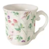 Mug en new bone vert et rose Fantasy - Ø 9 x H 10 cm