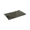 Nappe à carreaux en coton vert sapin et fils dorés - 250 x 150 cm