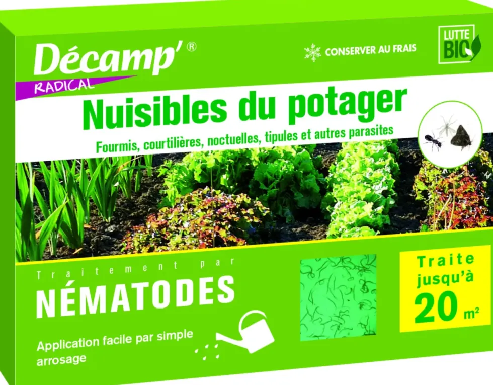 Nématodes contre nuisibles du potager 20 m2