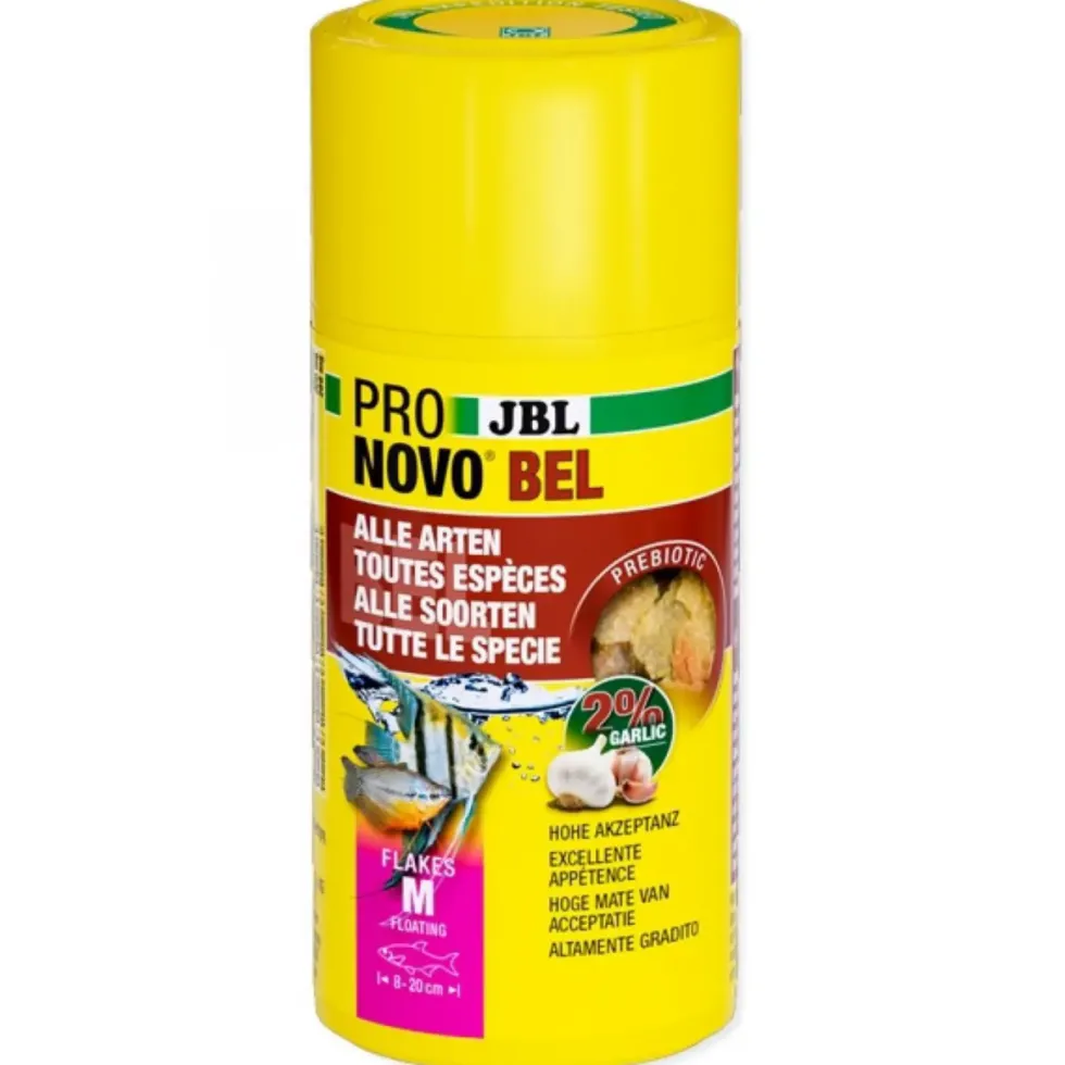 Nourriture en flocons ProNovo taille M, naturellement colorée, JBL - 100ml/18g