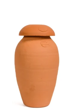 Ollas coloris orange en terre cuite - Poterie Jamet