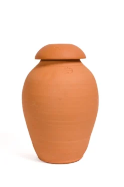 Ollas coloris orange en terre cuite - Poterie Jamet