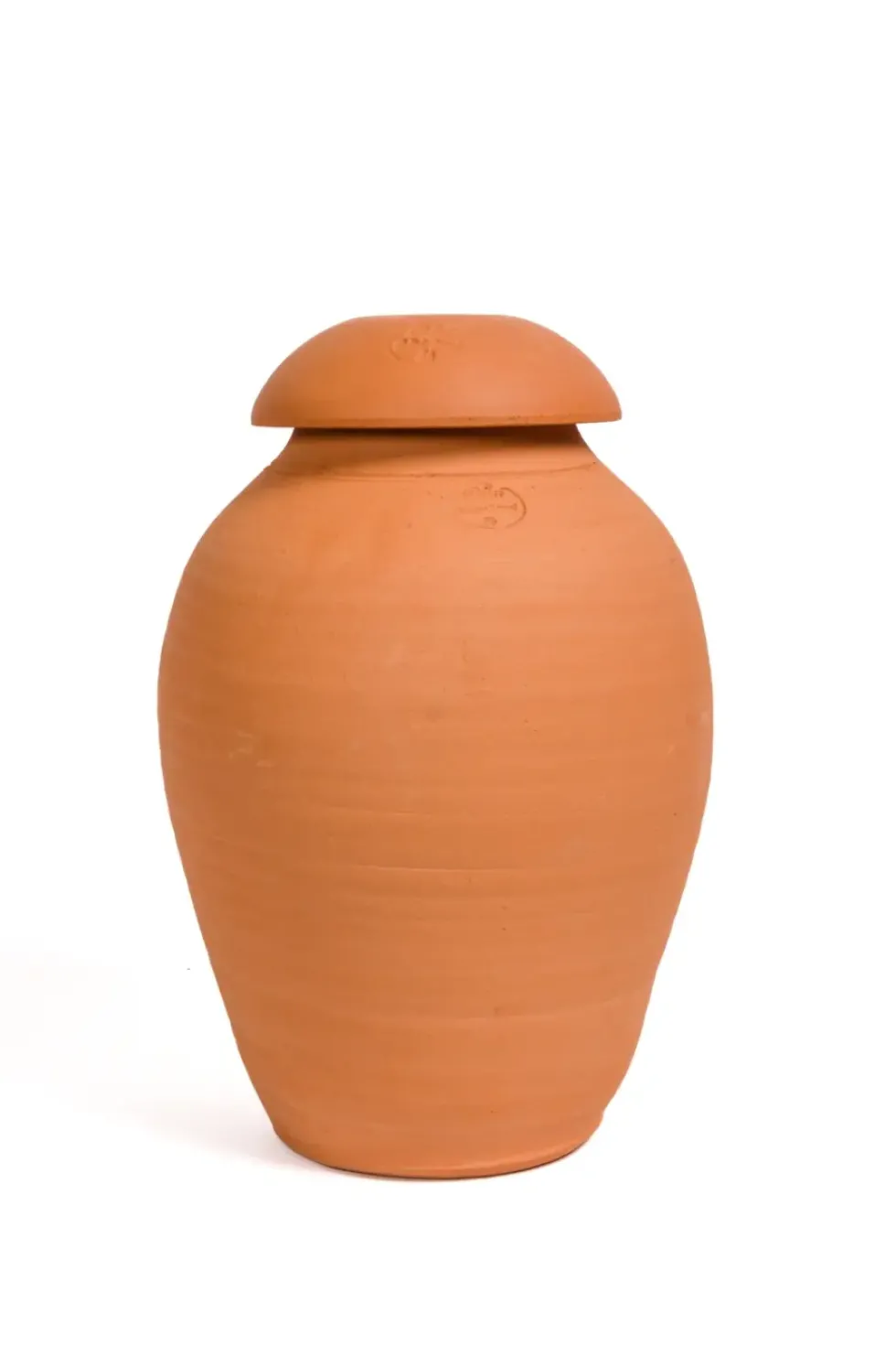 Ollas coloris orange en terre cuite - Poterie Jamet