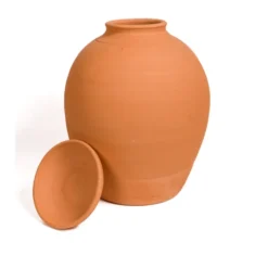 Ollas coloris orange en terre cuite - Poterie Jamet