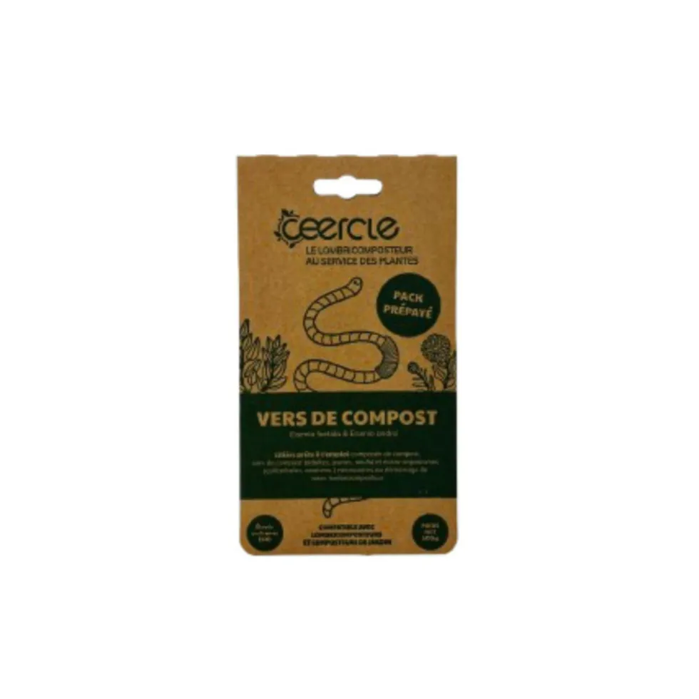 Pack de vers pour lombricomposteur Ceercle - 700 g