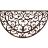 Paillasson demi-rond 68,5x40 cm