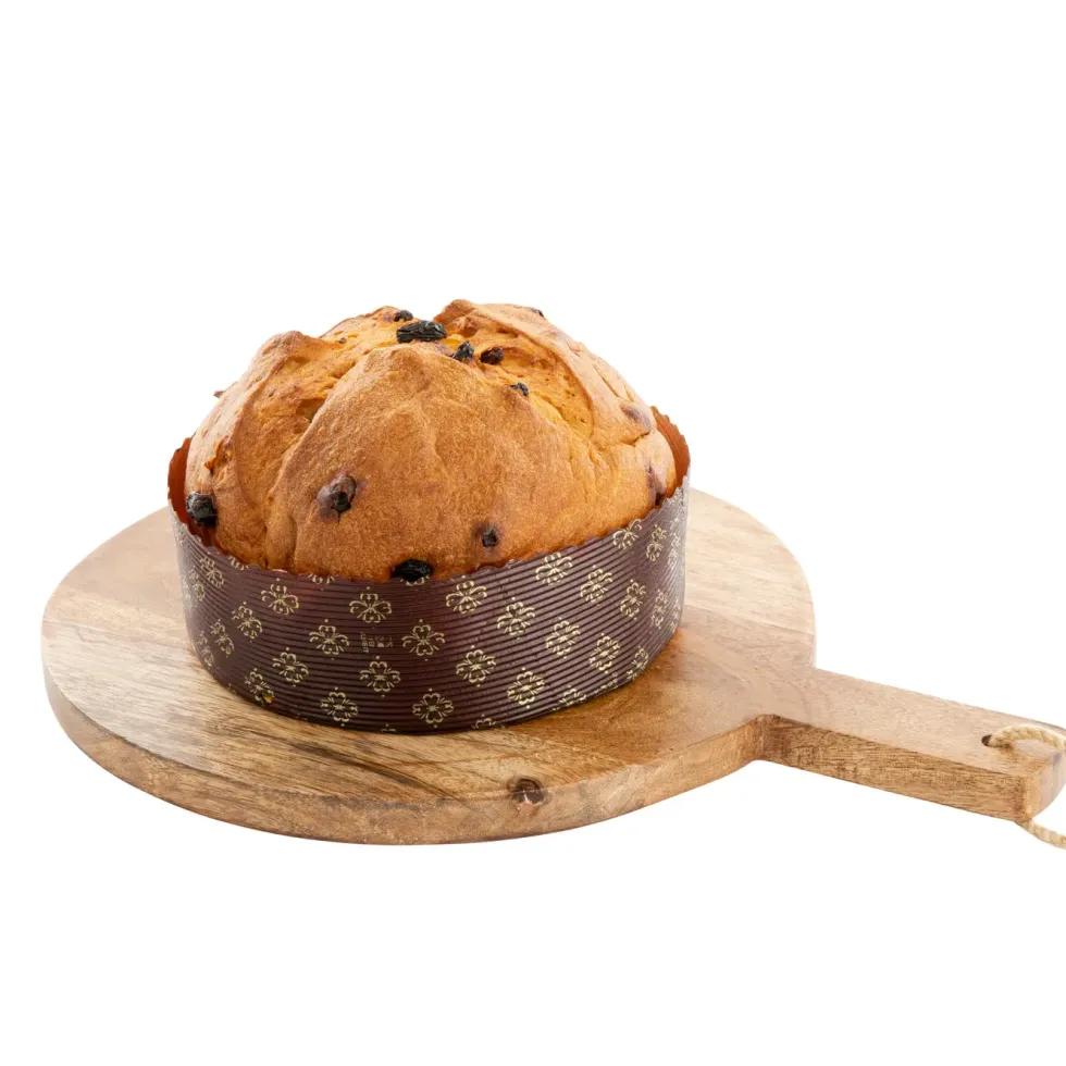 Panettone traditionnel bio Artigiani d'Italia - 500 g dans une boîte en carton