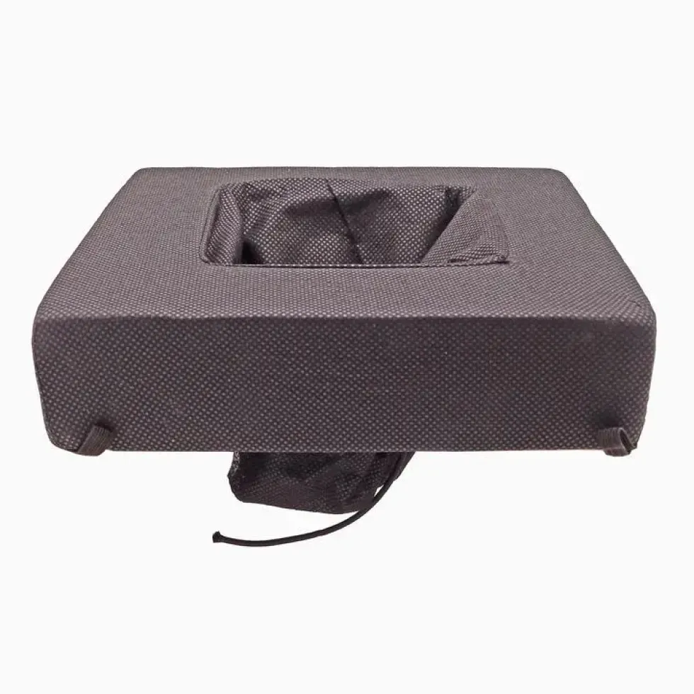 Panier flottant swimplant carré pour plantes noir 20x20 cm