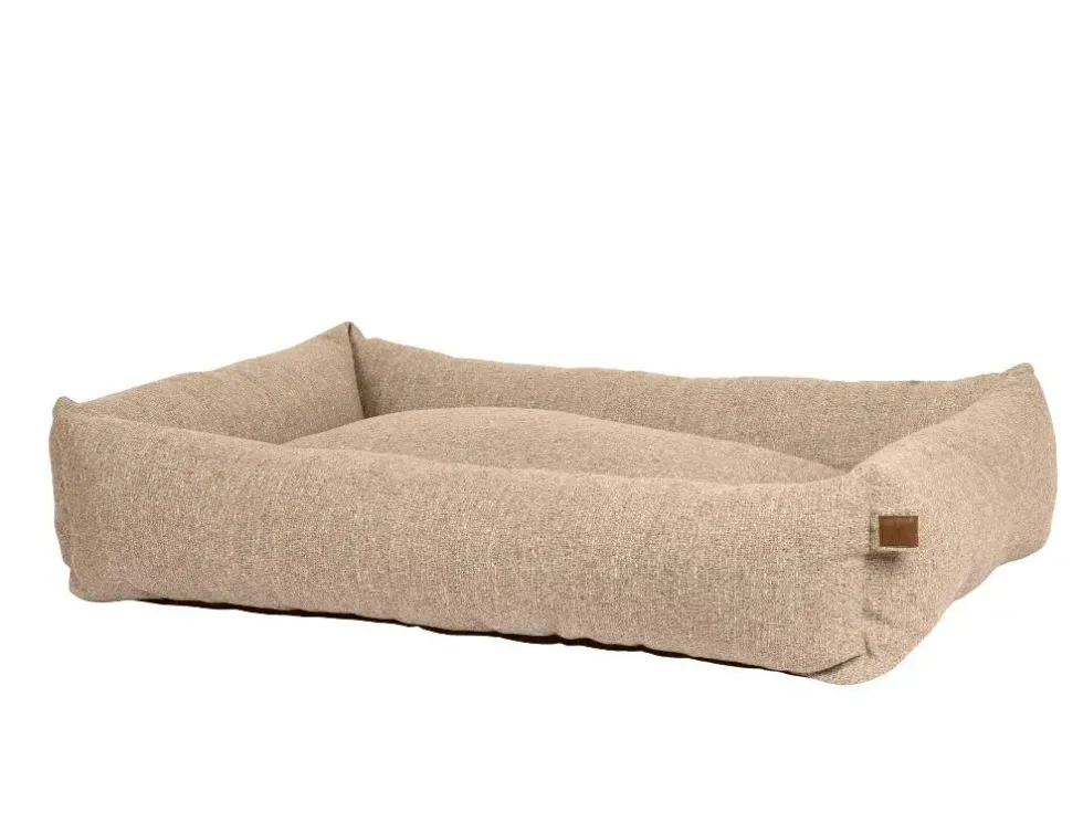 Panier pour chien coloris beige Fantail Eco Snug British Tan - 120 x 95 cm