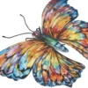 Papillon en métal multicolore Riviera décor B grand modèle - 45 cm