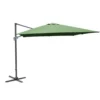 Parasol déporté rectangulaire coloris amande - 300 x 400 cm