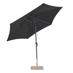 Parasol droit rond coloris bleu - Ø 270 cm