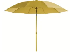 Parasol droit rond en aluminium - Ø 270cm