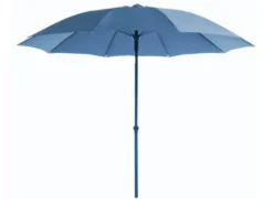 Parasol droit rond en aluminium - Ø 270cm