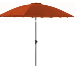 Parasol droit rond en aluminium - Ø 300 cm
