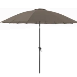 Parasol droit rond en aluminium - Ø 300 cm