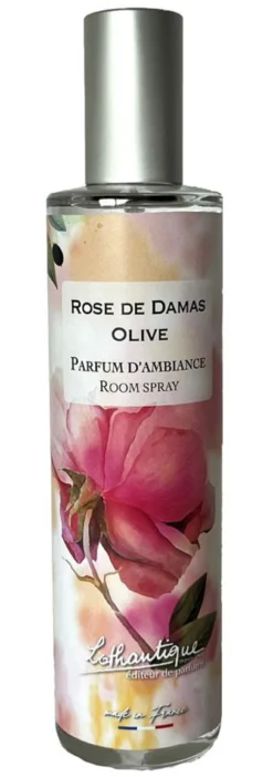 Parfum d'ambiance Lothantique Jardin d'aquarelles Rose de Damas Olive – 100 ml