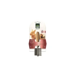 Peigne double en bois pour rongeurs 6x6x18 cm