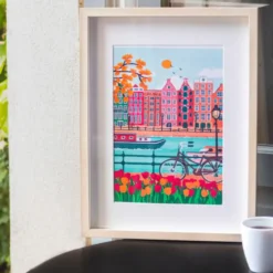 Peinture au numéro Amsterdam Petit Pinceau by La Petite Épicerie - 25,5 x 3,5 x 33 cm