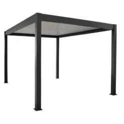 Pergola rectangulaire bioclimatique autoportée Zephir - 3 x 4 m