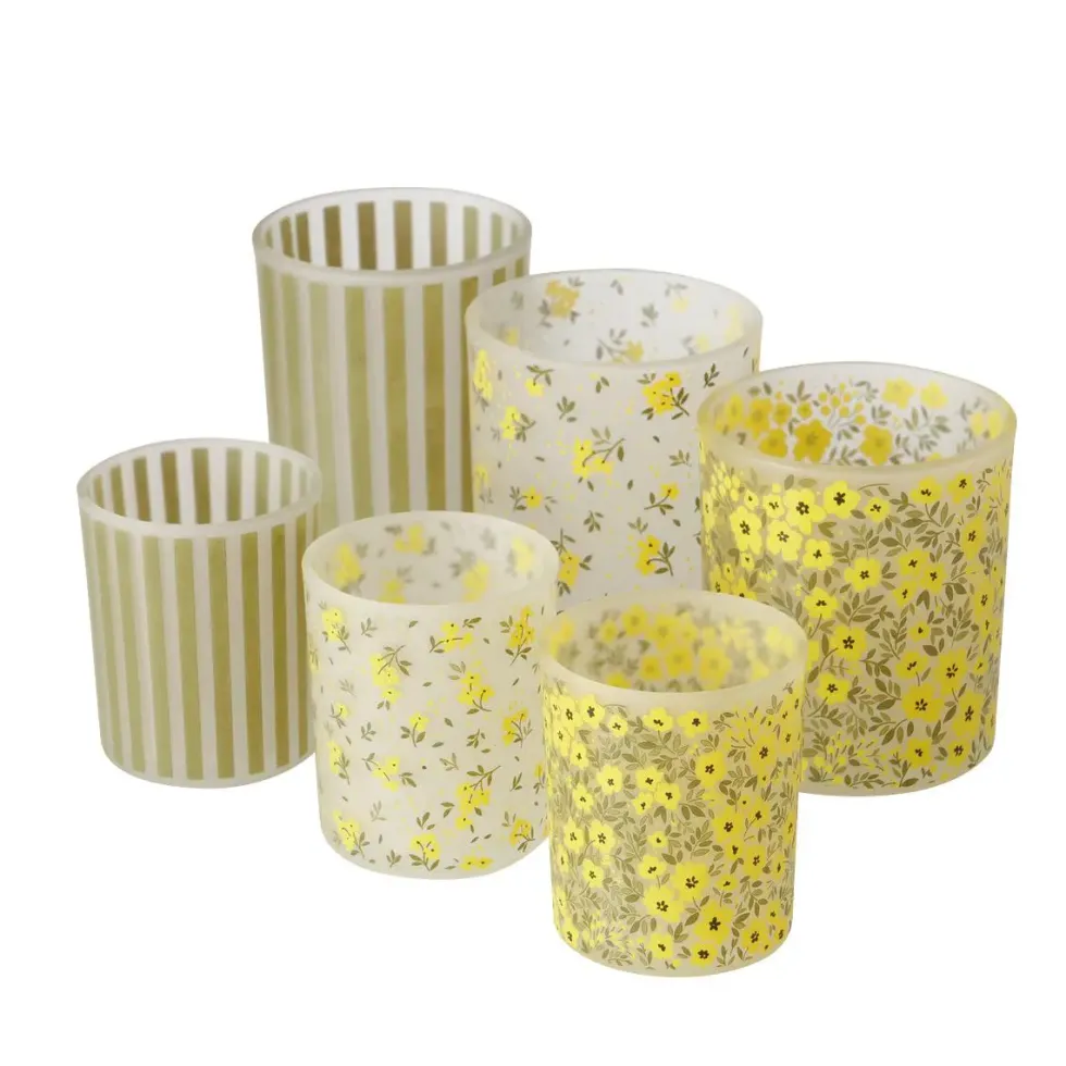 Photophore Mayla coloris multicolore - Ø 9 cm