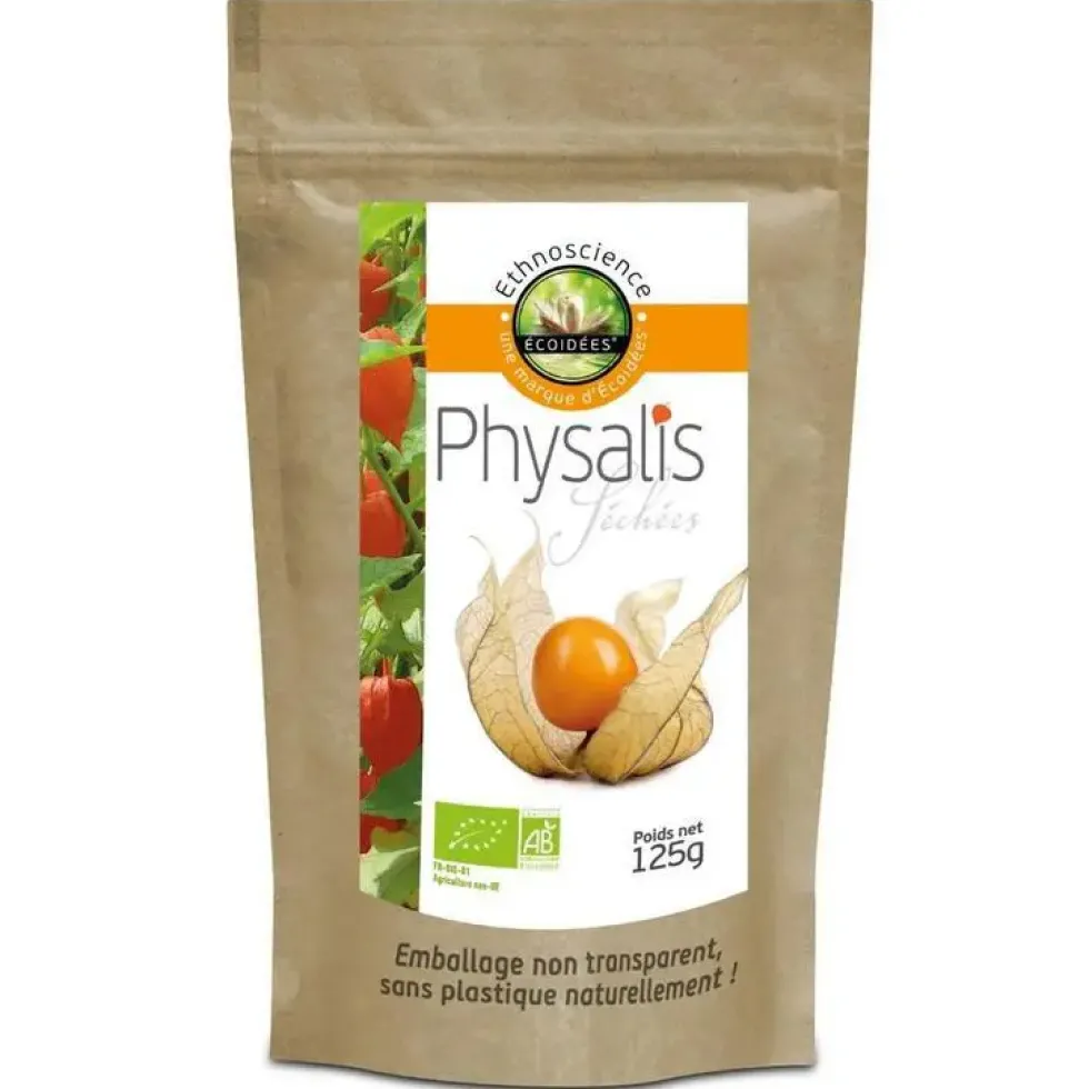 Physalis séchées bio en sachet de 125 g