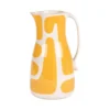 Pichet en grès jaune et beige Lulli - 1,8 L