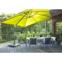Pied pour parasol déporté en ciment et PVC - 90 kg