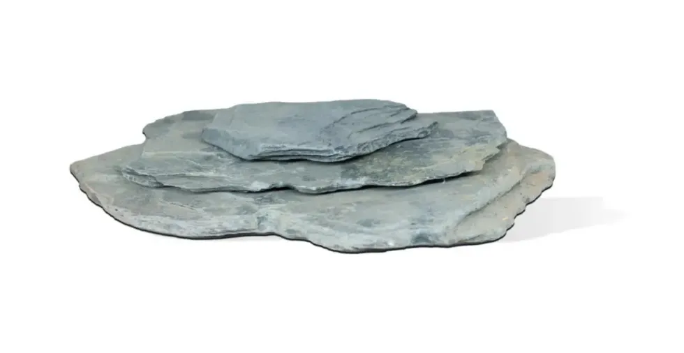 Pierre décorative pour aquarium coloris gris ardoise naturelle filmée Aquavie
