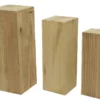 Pilier en bois de paulownia T3 - 20 x 20 x H 60 cm