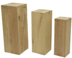 Pilier en bois de paulownia T3 - 20 x 20 x H 60 cm