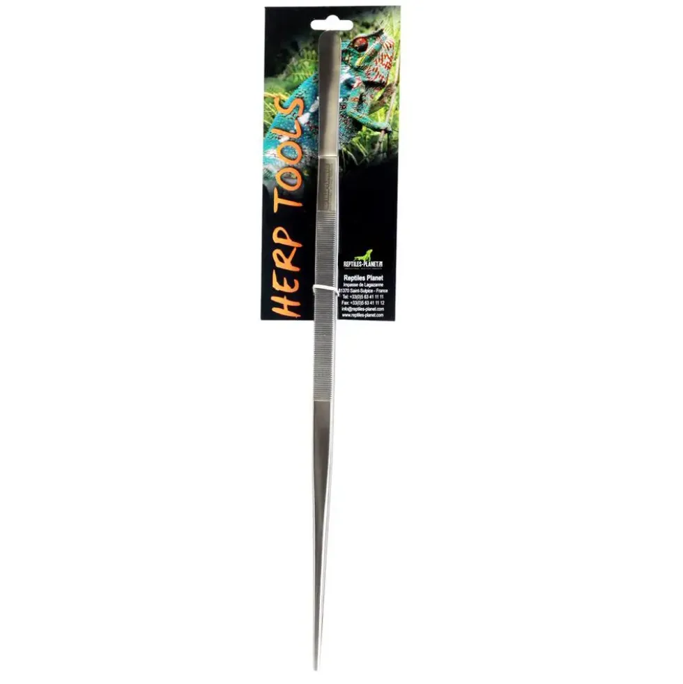 Pince pour nourrissage en inox Reptile Planet - 45 cm