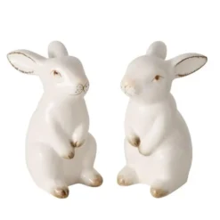 Pique décorative forme lapin marron Paddy - 3 x 25 x H 23 cm