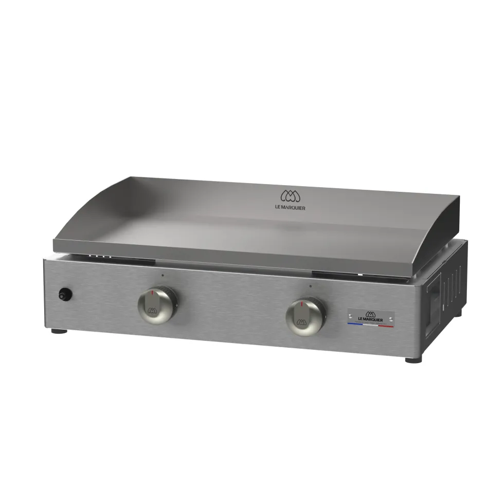 Plancha gaz inox 260 Le Marquier - L 60 x P 42 x H 19 cm
