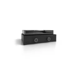 Plancha Modern gaz 60 coloris noir en acier Forge Adour - 65,5 x 57,3 x 23,8 cm